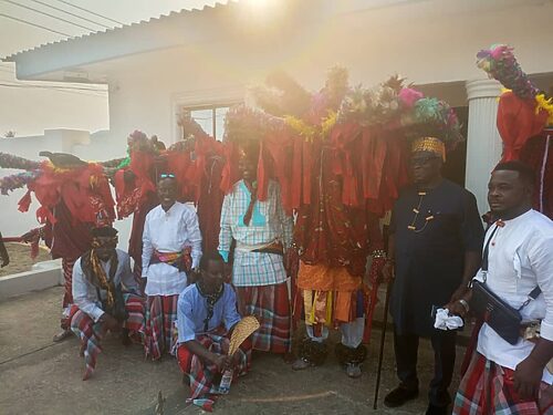 Igbo (Eagle) Masquerade display 