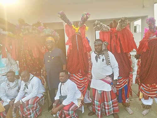 Igbo (Eagle) Masquerade display 