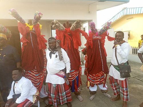 Igbo (Eagle) Masquerade display 