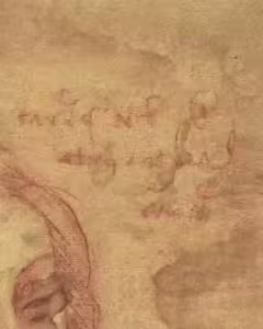 Italian scholars examine Leonardo da Vinci’s handwritten text on student’s drawing, contents unknown: Chunichi Shimbun Web