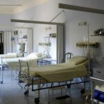 white hospital beds